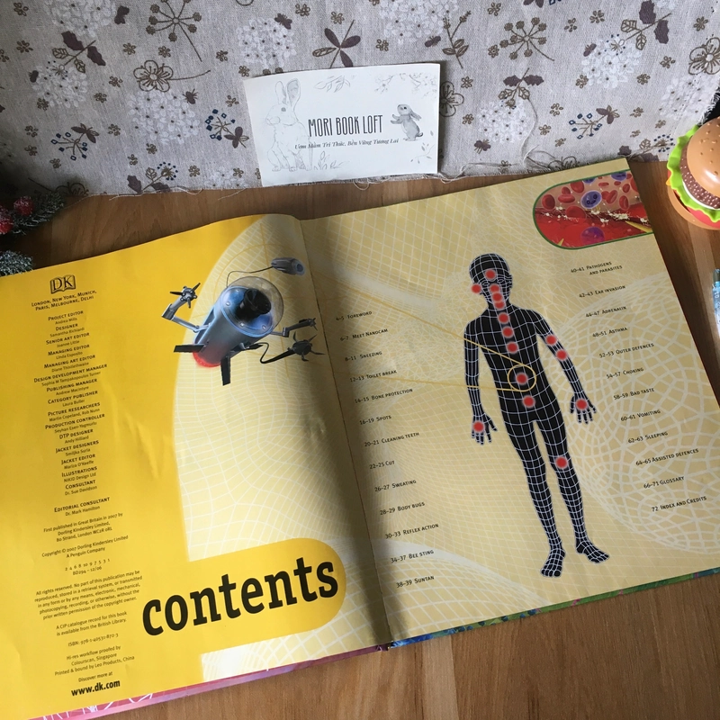 Sách tranh Inside You: How Your Body Makes It Through Every Day, Used, còn CD 442994