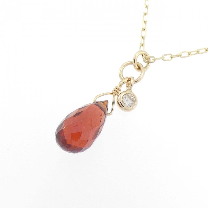 K10YG Garnet Necklace - Hàng hiệu Authentic 860074