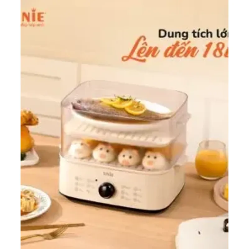 Nồi hấp 18L Unie UE560 – Hấp nhiều món cùng lúc, nhanh – sạch – healthy! 🥗🔥 715949