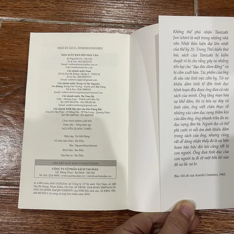 Nhật Ký Già Si - Tanizaki Junichiro (9) 762319