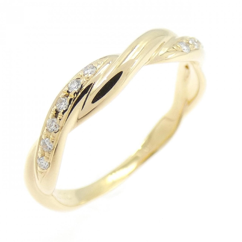 Nhẫn kim cương K18YG 0.07CT 669255