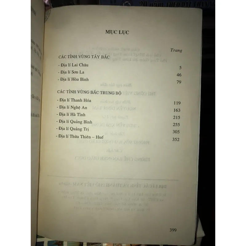 Địa lí các tỉnh và thành phố Việt Nam tập ba Các tỉnh vùng Tây Bắc và vùng Bắc Trung Bộ 762646