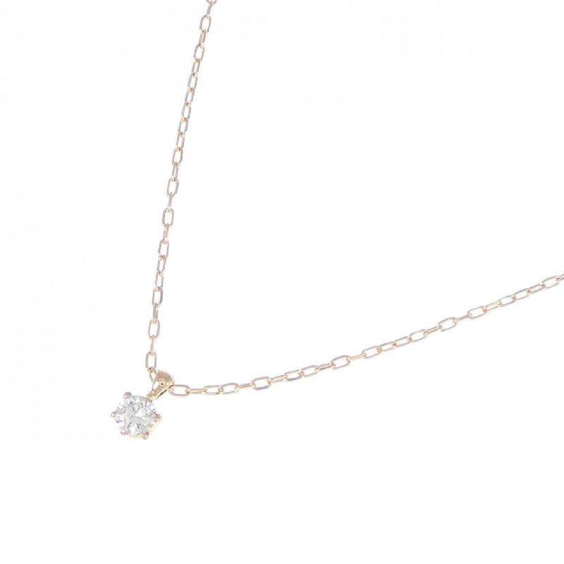 K18PG Solitaire Dây chuyền kim cương - Hàng hiệu Chính hãng 863635