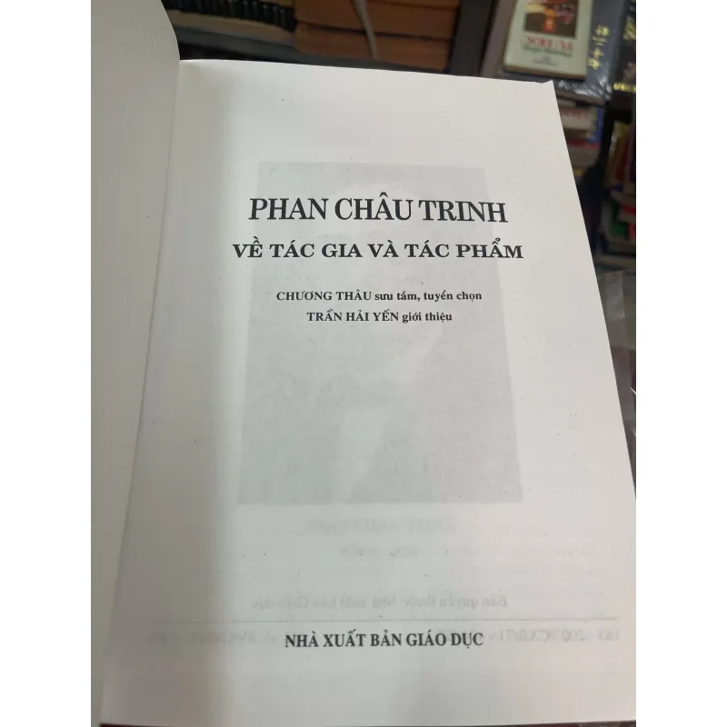 PHAN CHÂU TRINH: VỀ TÁC GIA VÀ TÁC PHẨM 937158