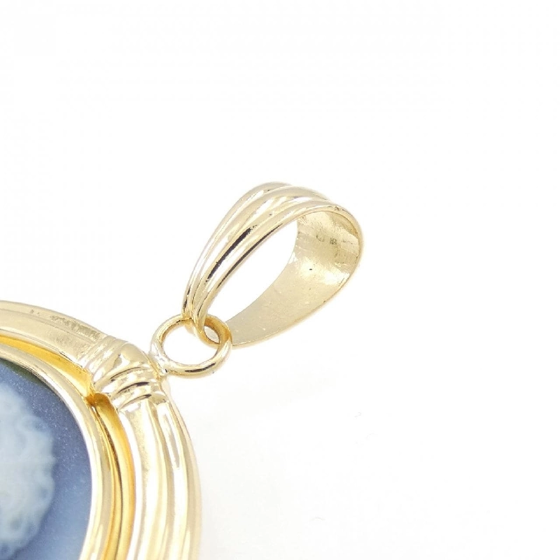 K18YG Mặt dây chuyền ngọc bích - Hàng hiệu Authentic 867062