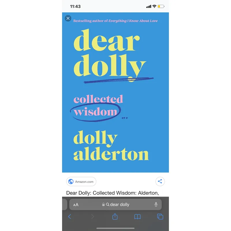 Dear Dolly: On Love, Life And Friendship sách bị MẤT BÌA NGOÀI 716257