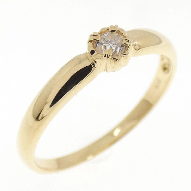 Nhẫn kim cương K18YG 0.09CT - Hàng hiệu chính hãng 854370