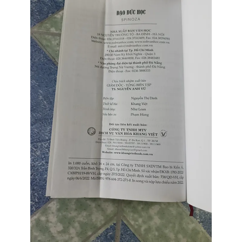 Đạo đức học - Spinoza 712502