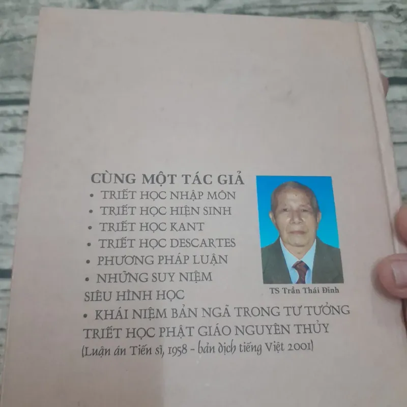 Tiến sỹ Trần Thái Đỉnh- Triết học Descartes &PP Luận và Suy niệm. 720210