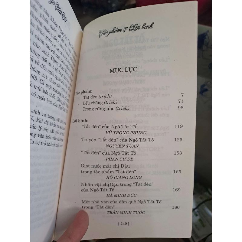 Ngô Tất Tố tác phẩm và lời bình VĂN HỌC HCM0910 920432