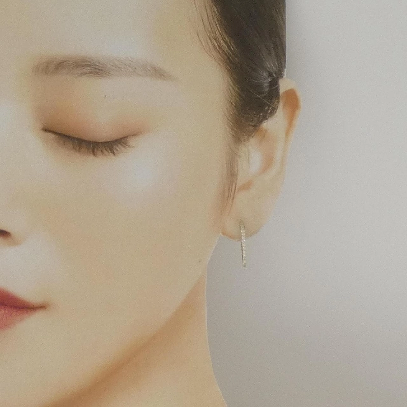 K18YG Bông tai kim cương 0.30CT - Hàng hiệu Chính hãng 873213