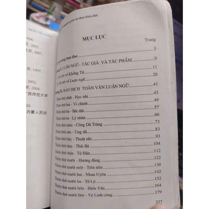 Sách: Luận ngữ với người quân tử thời hiện đại - TG: Trần Tiến Khôi (A1) 732615