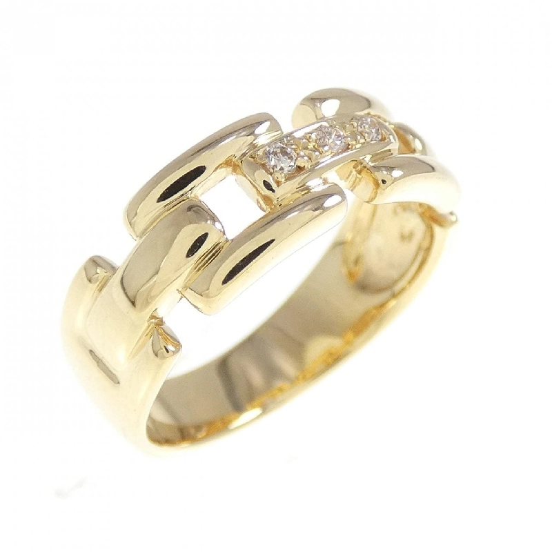 Nhẫn kim cương K18YG 0.03CT 670756