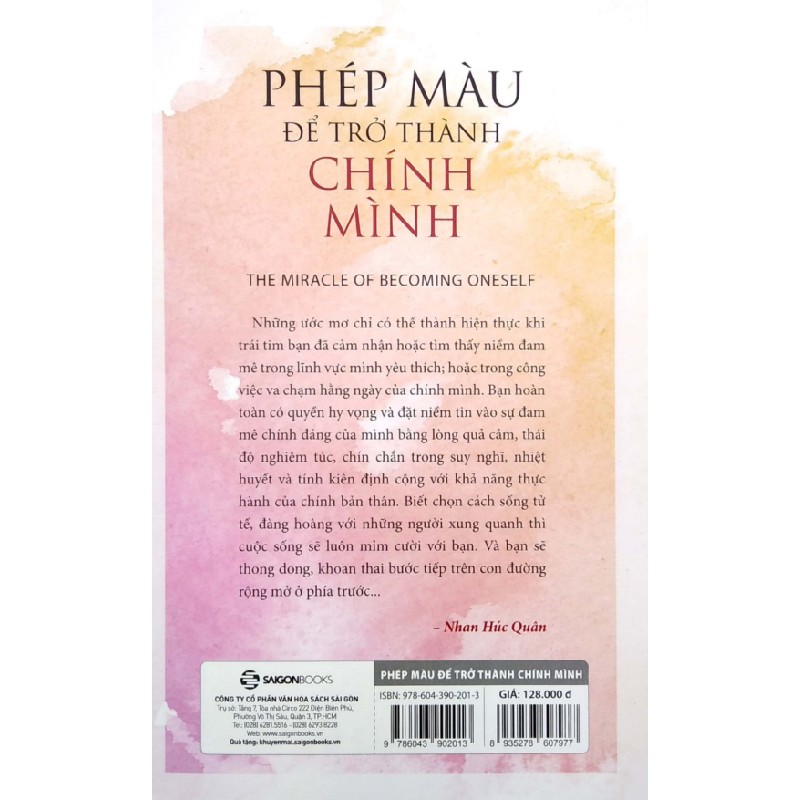 Phép Màu Để Trở Thành Chính Mình - Nhan Húc Quân 163290