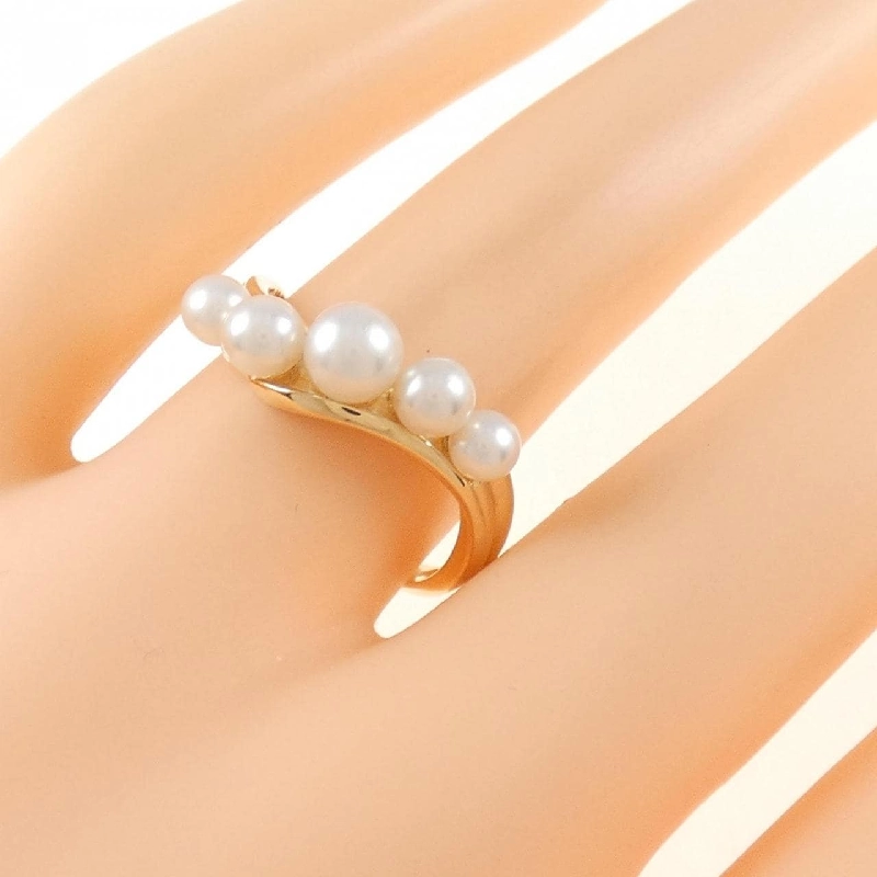 Nhẫn ngọc trai Akoya K18YG 671519