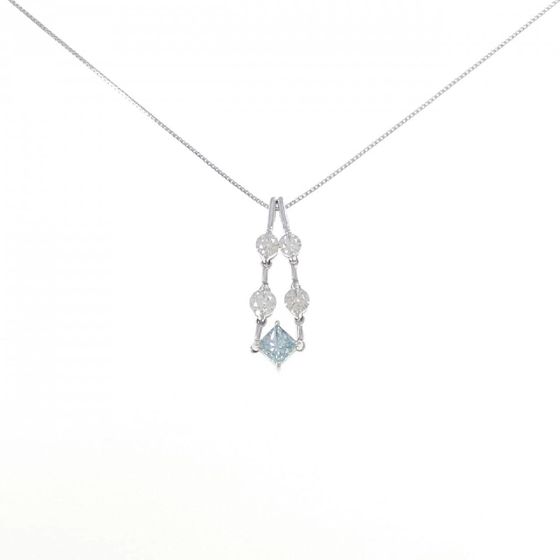 K18WG 2WAY Dây chuyền kim cương 0.356CT - Hàng hiệu Chính hãng 860145