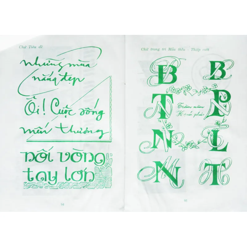 Nghệ thuật kẻ chữ trang trí 18130