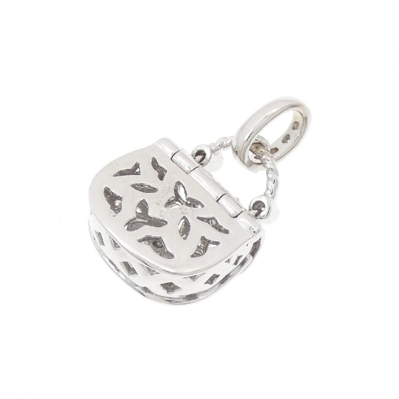 K18WG Túi xách Dây chuyền Kim cương 0.21CT - Hàng hiệu Chính hãng 867118