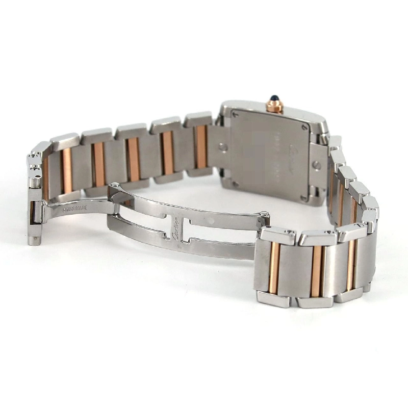 Cartier Tank Française SM PG Combo - Kỷ niệm 160 năm W51036Q4 SSxPG Quartz - Hàng hiệu Chính hãng 877142