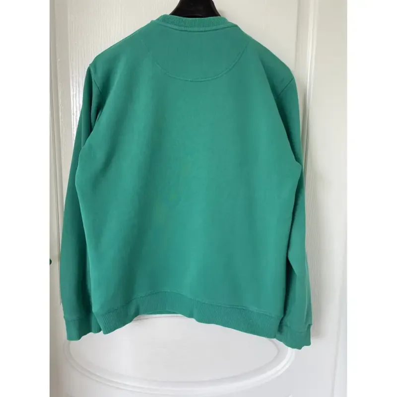 Áo sweatshirt Kenzo thêu đầu hổ màu xanh lá size M 757849