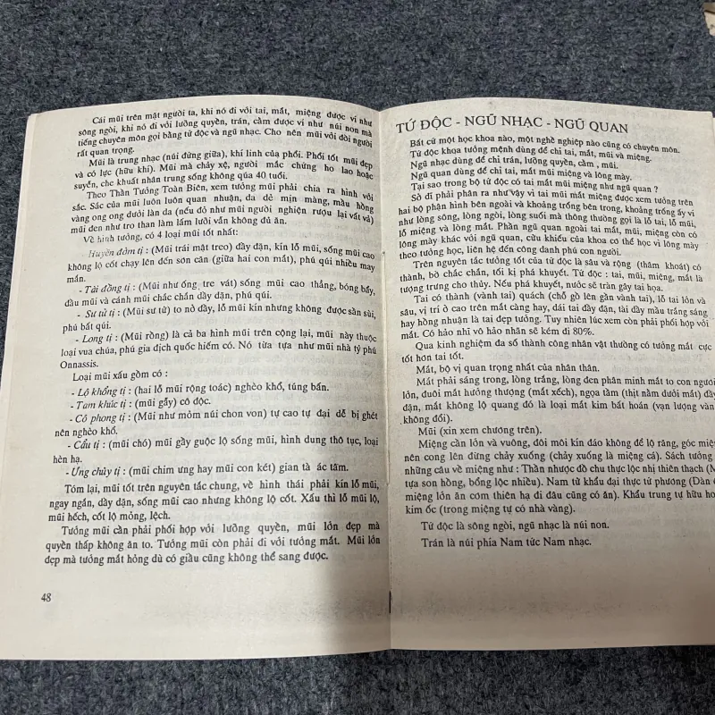 Tướng mệnh khảo luận - Vũ Tài Lục  (c47) 1002360