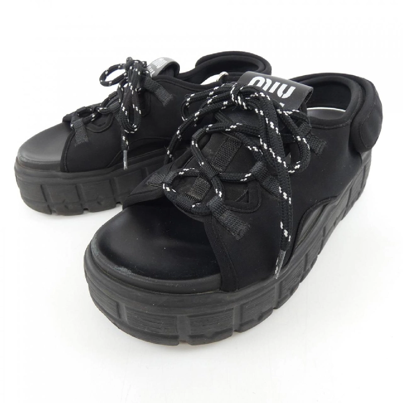 Giày sandal MIU MIU Chanky Neoprene MIU MIU Logo 5X418E - Hàng hiệu Chính hãng 828813