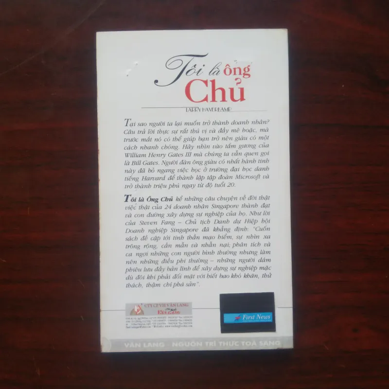 [Sách Kinh Doanh] Tôi Là Ông Chủ - 24 Doanh Nhân Singapore Thành Đạt (Larry Haverkam) 992345