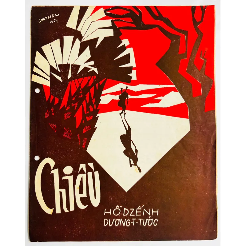Tờ Nhạc Xưa 1968: CHIỀU - Dương Thiệu Tước & Hồ Dzếnh (Bìa Họa Sĩ Duy Liêm 1954) 728139