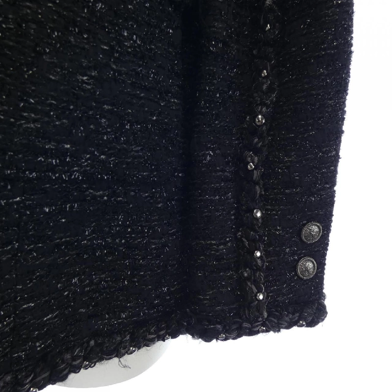 CHANEL P49616V32950 Áo khoác không cổ - Hàng hiệu Authentic 822704