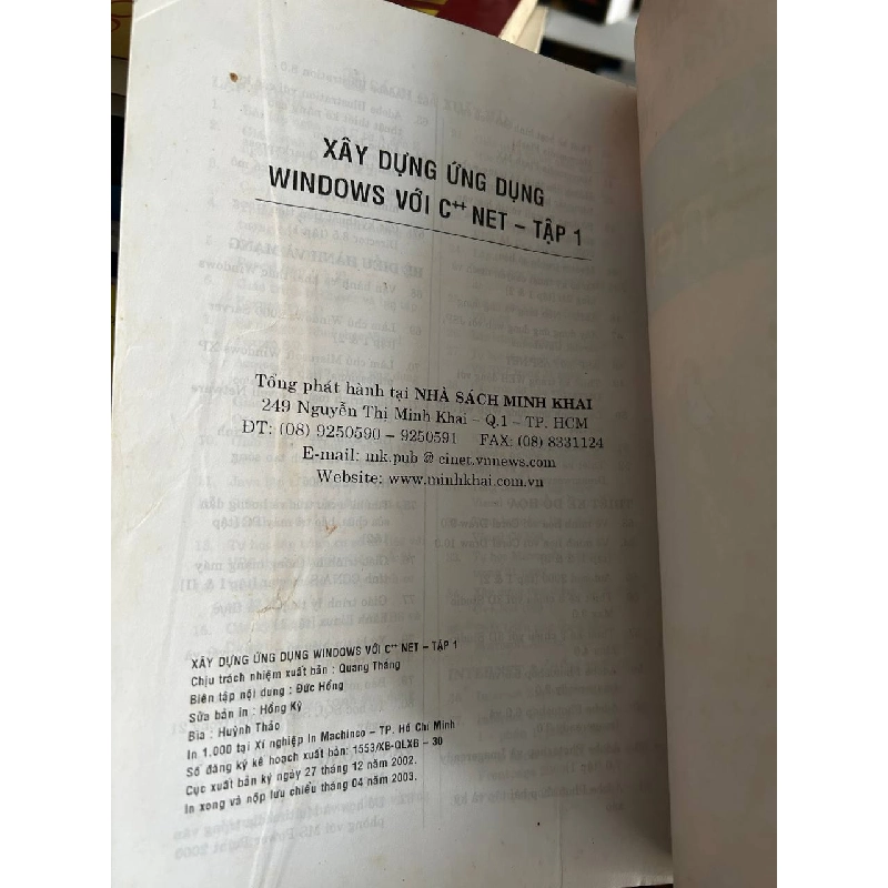 Xây dựng ứng dụng Windows với C++.net - Phương Lan - Phương Lan (Chủ biên) 1008190