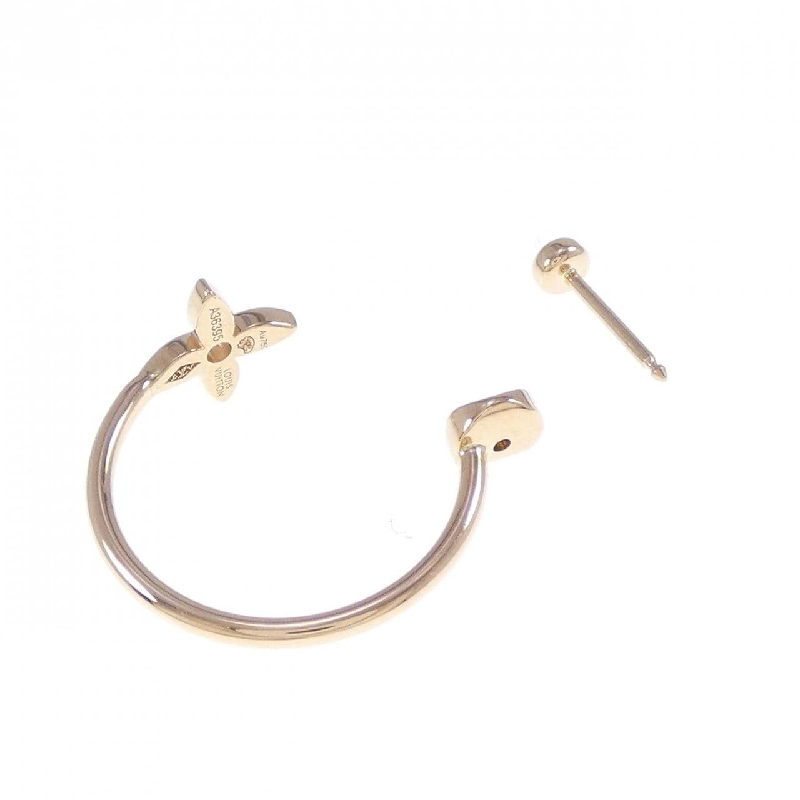 Bông tai Louis Vuitton Creole Monogram Idylle một bên 665919