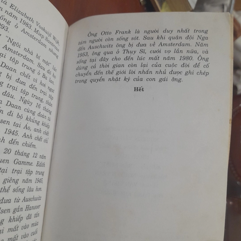 Nhật ký ANNE FRANK (tóm lược) 462869