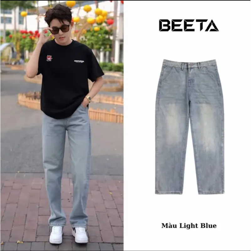 Quần Jeans Nam HAVEN studio màu xanh sáng 977570