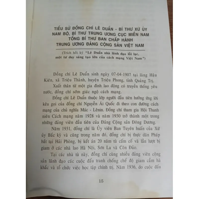 SÁCH LÊ DUẨN HOẠT ĐỘNG TẠI CÀ MAU 968688