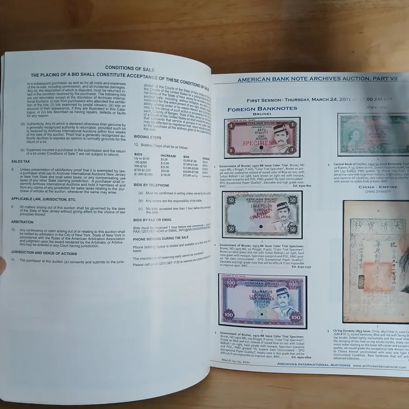 American Bank Note Company Archives Auctions, Part VII 590053