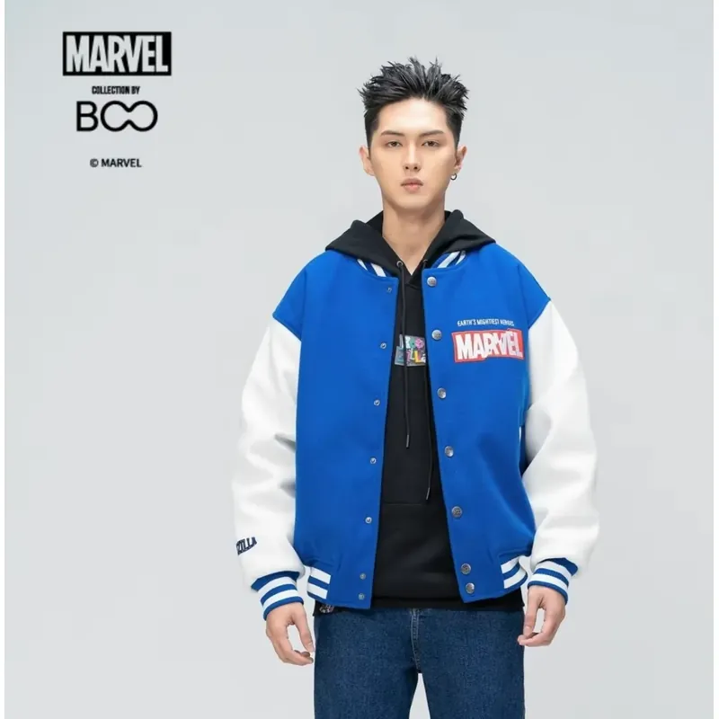 Áo Khoác Varsity BOO Unisex Dáng Oversize Marvel Comics BOOZILLA 713765