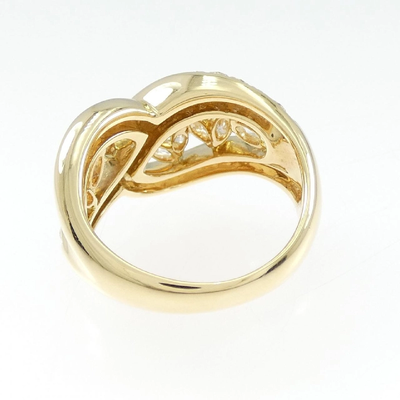 Nhẫn kim cương K18YG 0.63CT 667697