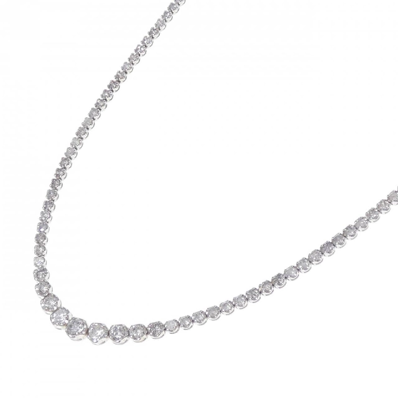 K18WG Dây chuyền kim cương - Hàng hiệu Chính hãng 857761