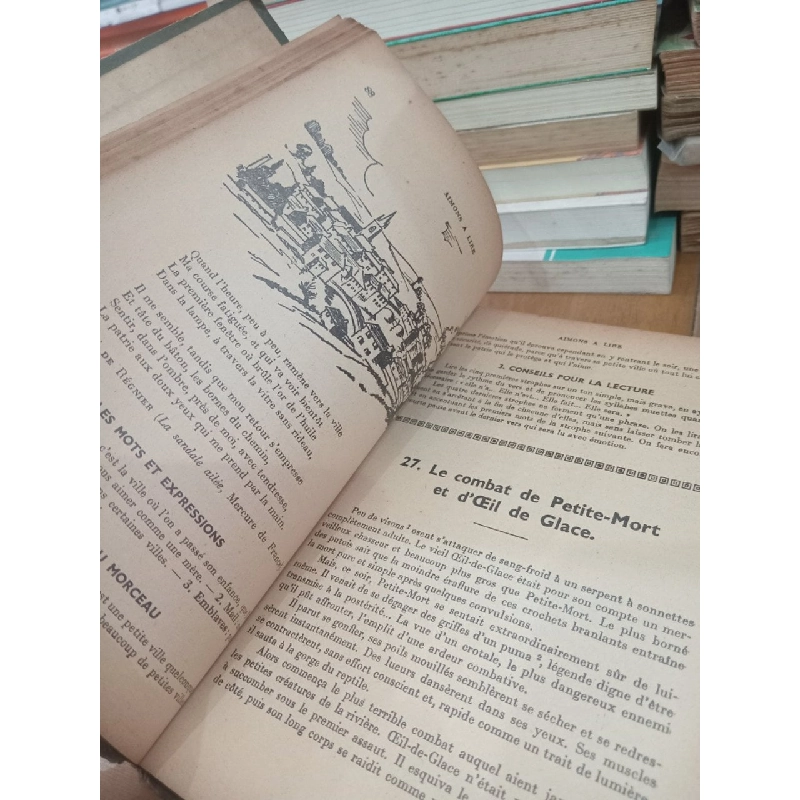 Aimons à lire: Cours supérieur classe de fin d'études C.E.P - J. Gourdon et R. Ozouf 960533