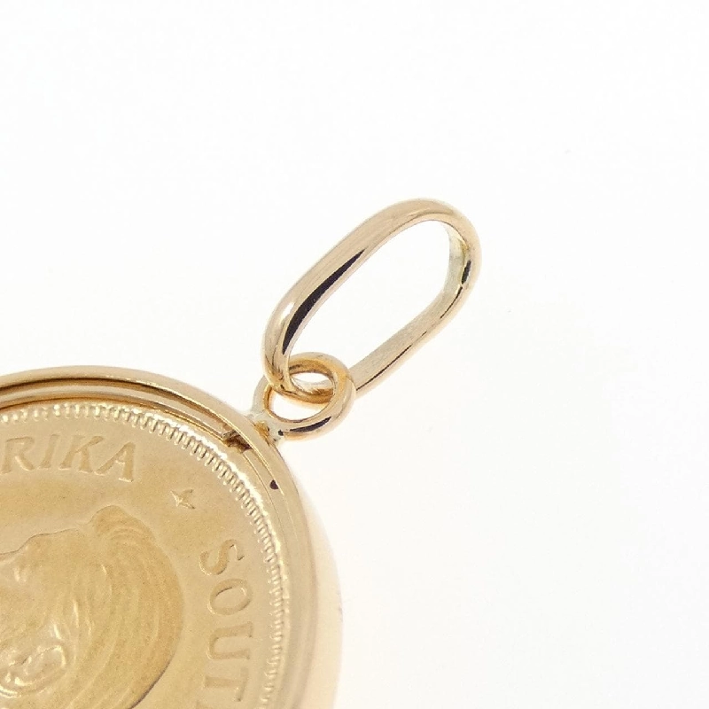 K18YG(枠) Đồng xu Mặt dây chuyền - Hàng hiệu Chính hãng 863692