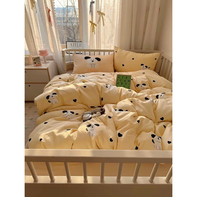 Set 4 món chăn ga gối cotton cloud 469594
