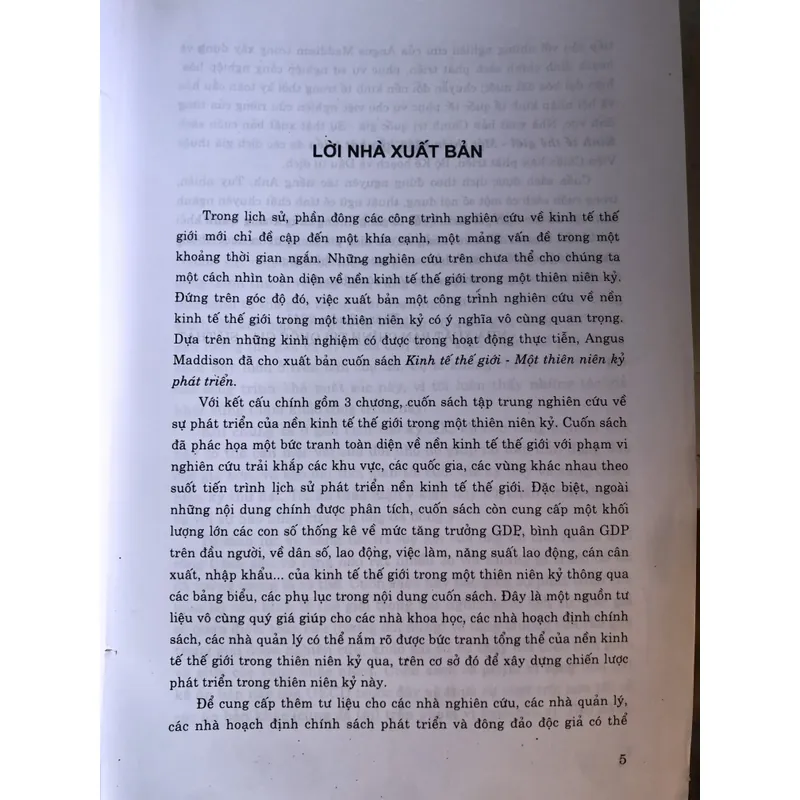 Kinh tế thế giới - Một thiên niên kỷ phát triển 712357