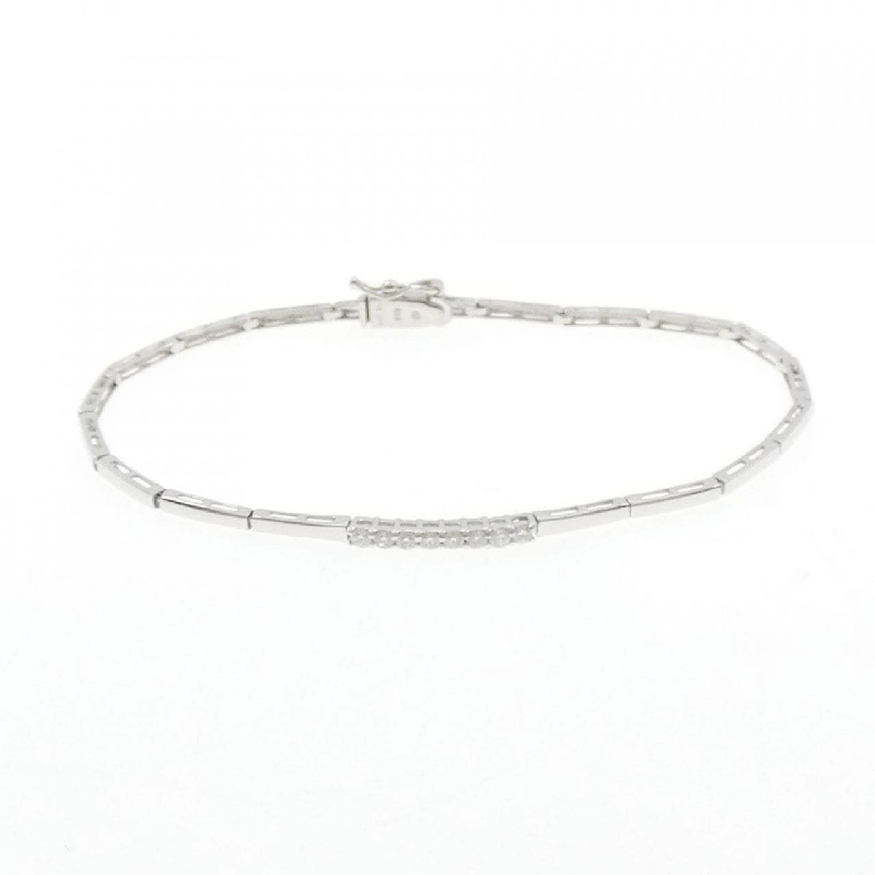 K18WG Vòng tay kim cương 0.20CT - Hàng hiệu Chính hãng 873033