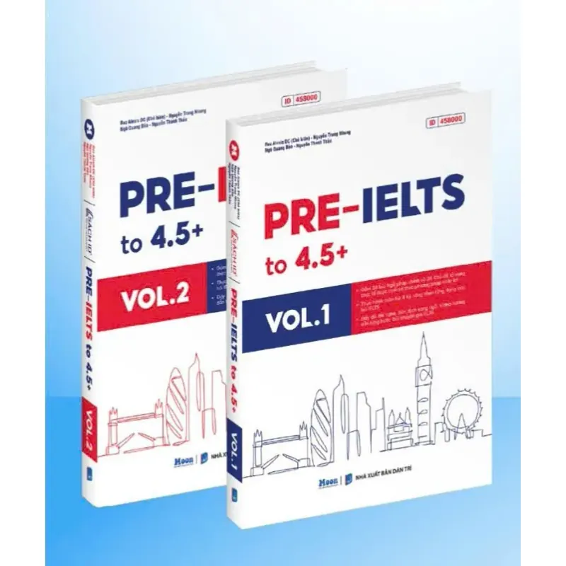 Combo PRE-IELTS to 4.5+ Vol. 1, Vol 2 799402