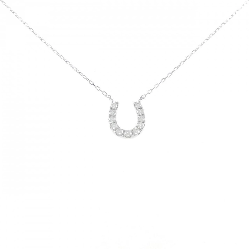 K18WG Móng ngựa Dây chuyền kim cương 0.30CT - Hàng hiệu Chính hãng 862045