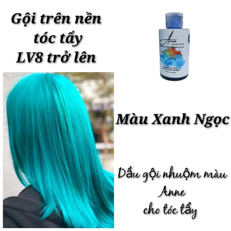 Dầu Gội Bù Màu Anne Màu Xanh Dành Cho Tóc Tẩy 100ML 250ML 762698