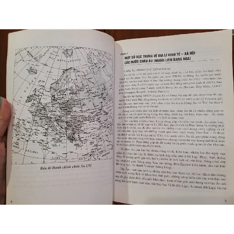 Địa lý kinh tế - Xã hội châu Âu và Liên Bang Nga - Ông Thị Đan Thanh chủ biên 707574