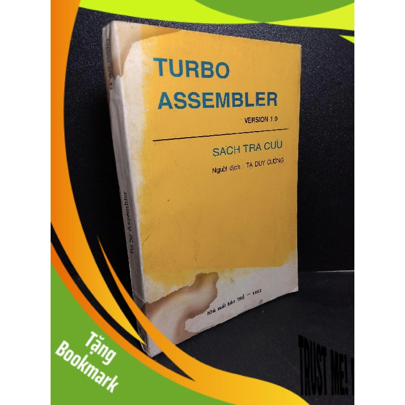 (TẶNG BOOKMARK) Turbo Assembler version 1.0 mới 70% ố ẩm bong gáy 1992 RBK2103 GIÁO TRÌNH, CHUYÊN MÔN 955746