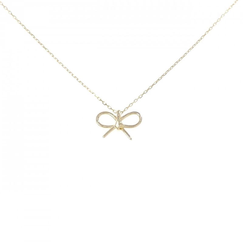 K18YG Dây chuyền nơ - Hàng hiệu Chính hãng 862503