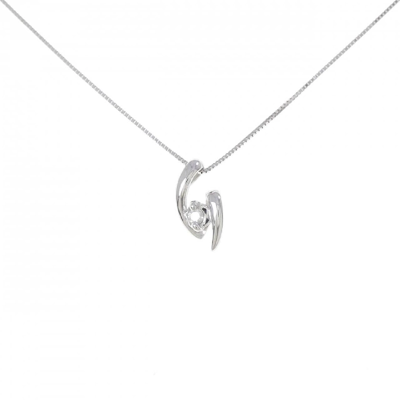 K18WG Dây chuyền kim cương 0.04CT - Hàng hiệu Chính hãng 857507